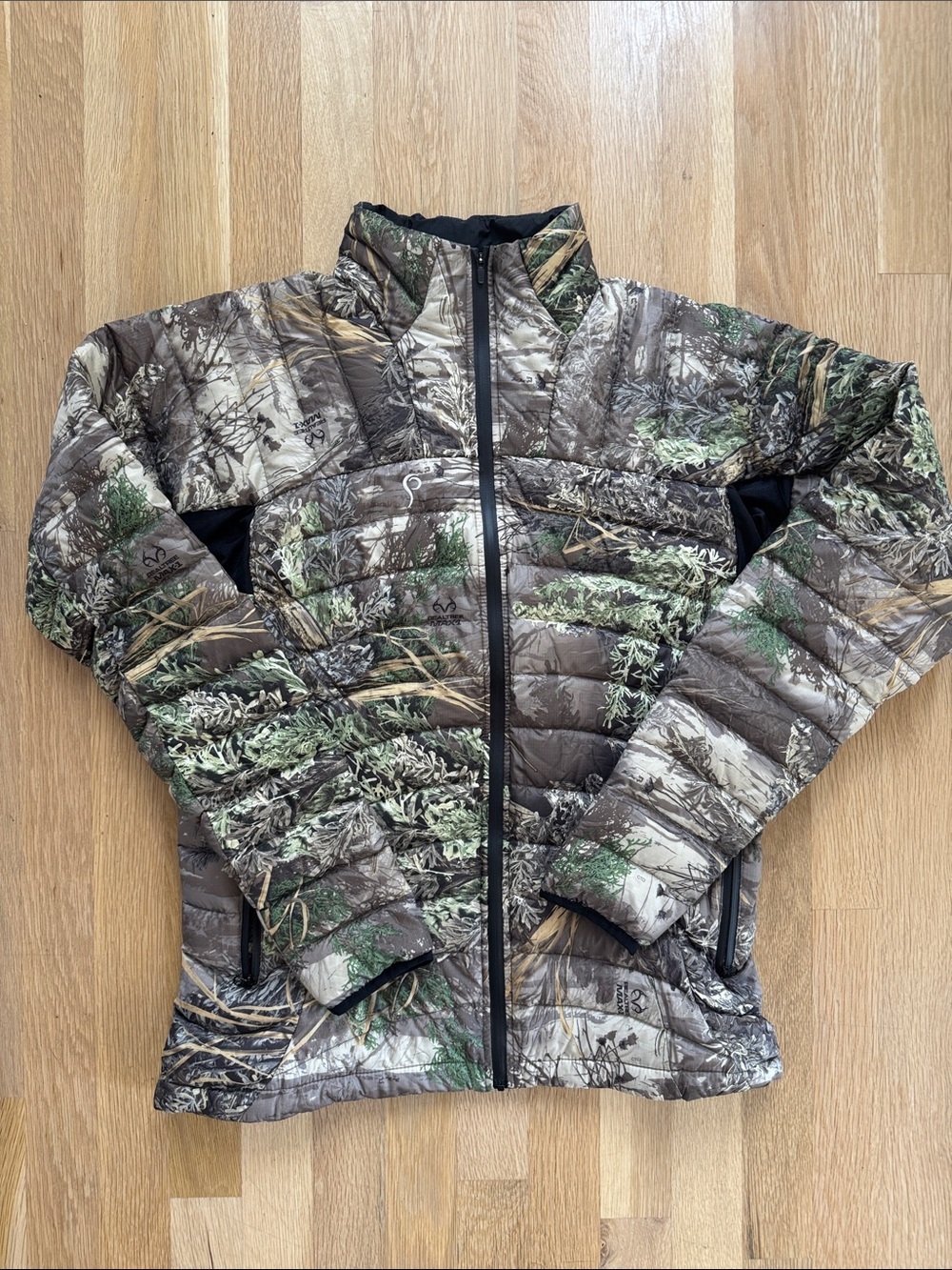 Prois CALLAID DOWN JACKET PUFFER CAMO HUNTING JACKET - Small EUC
